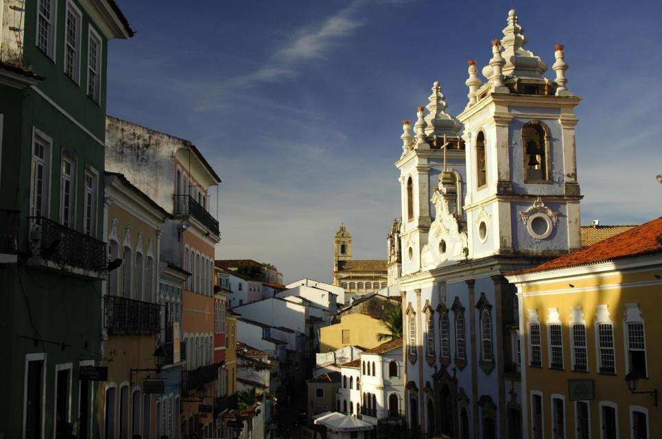 Le Pelourinho, cœur historique de la ville de Salvador